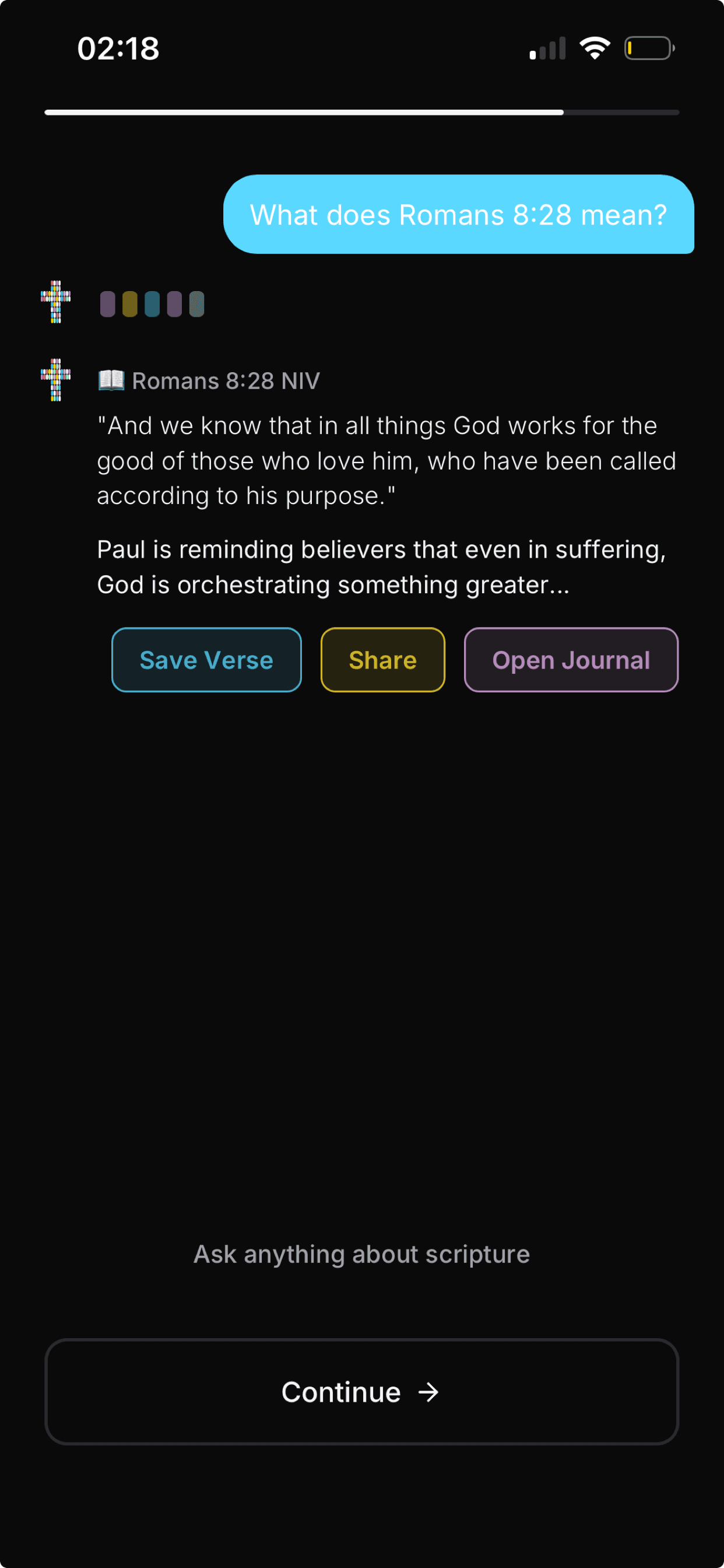 Reading Plans screenshot