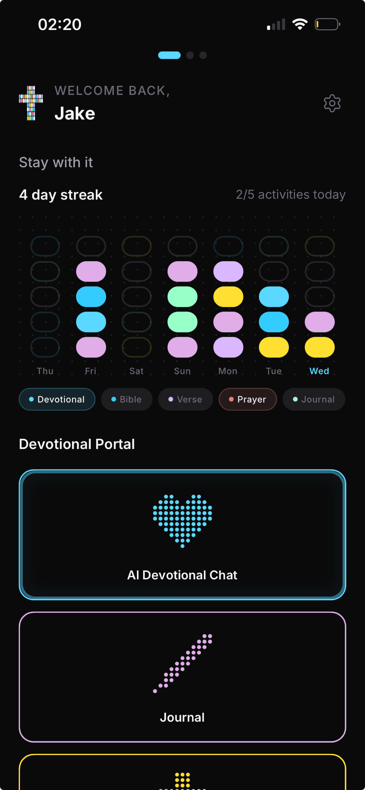 Faith Goals screenshot